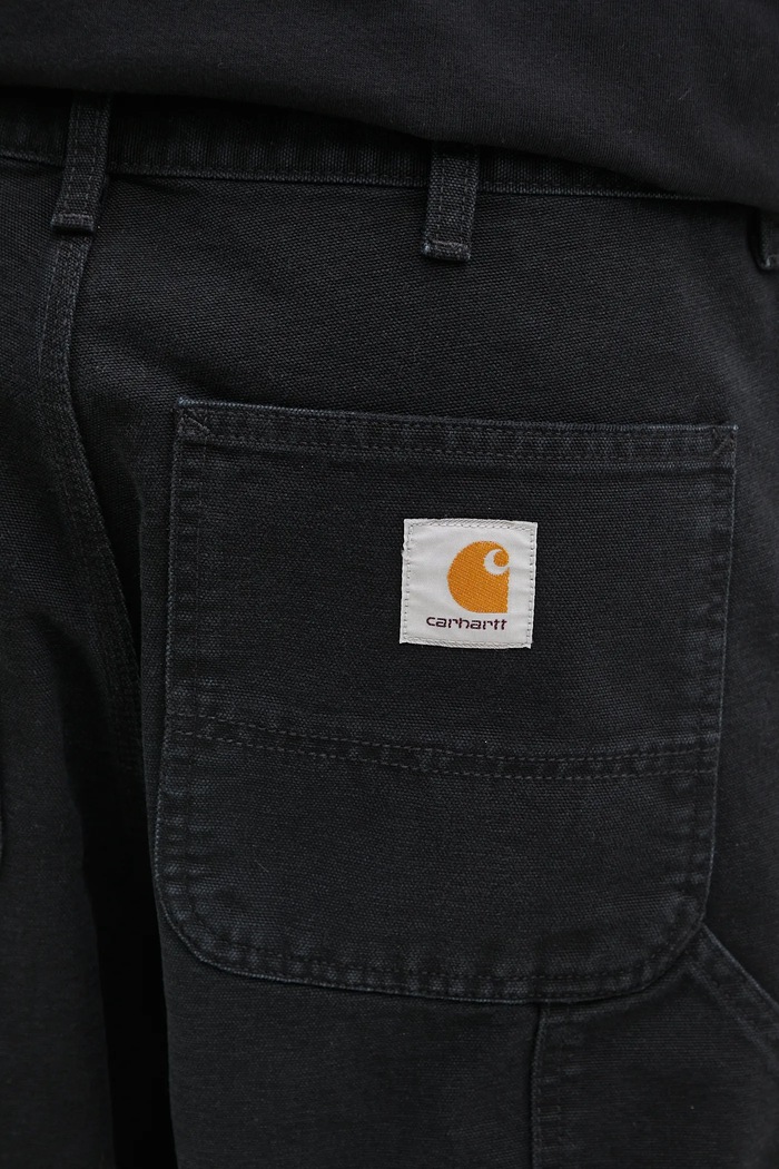 Бавовняні штани Carhartt WIP Single Knee Pant чорний I034798.894O