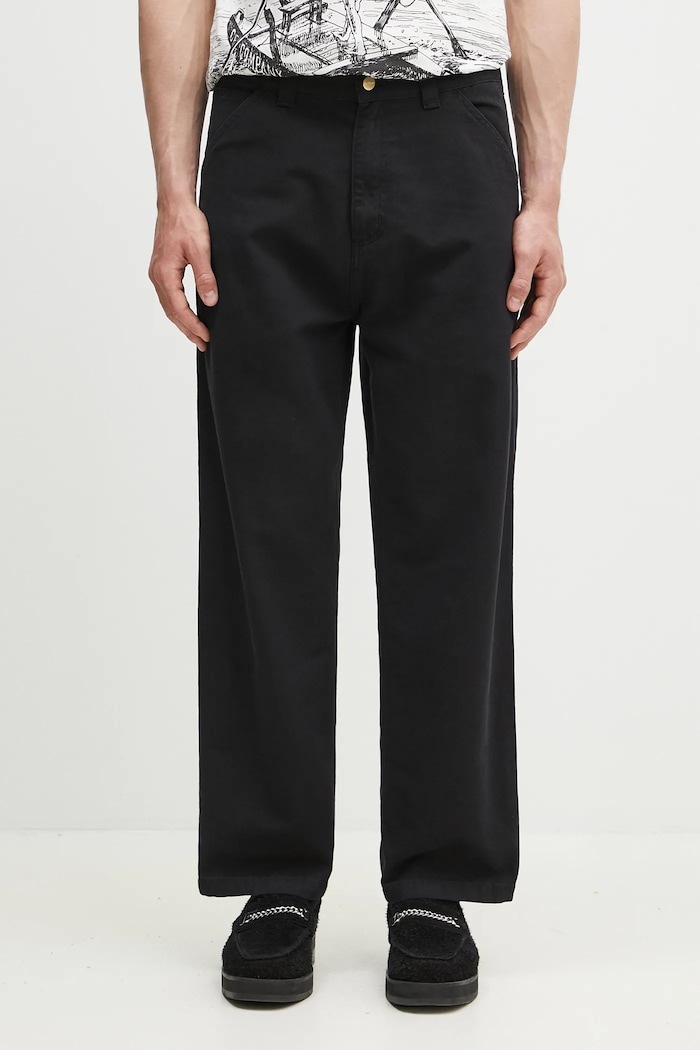 Carhartt WIP cotton trousers OG Single Knee Pant cotton black I033754.8906