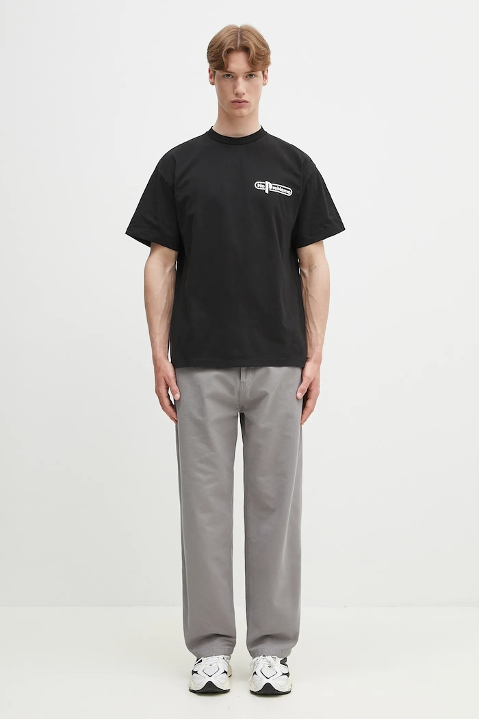 Carhartt WIP cotton trousers OG Single Knee Pant I033754.2LR06 gray