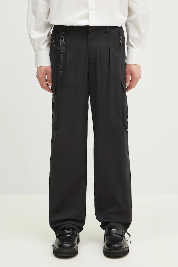Παντελόνι Alpha Industries Utility Cargo Pant με ελαστάν μαύρο 756201.03