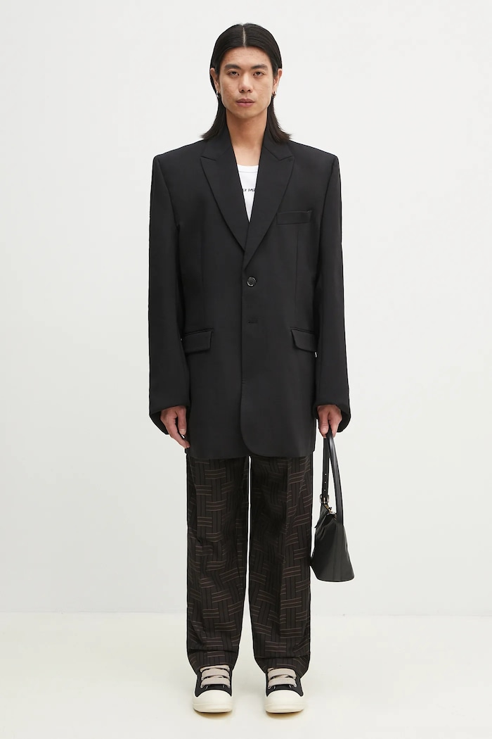 Шерстяные брюки Kenzo FF55PA2149JT.90 коричневый