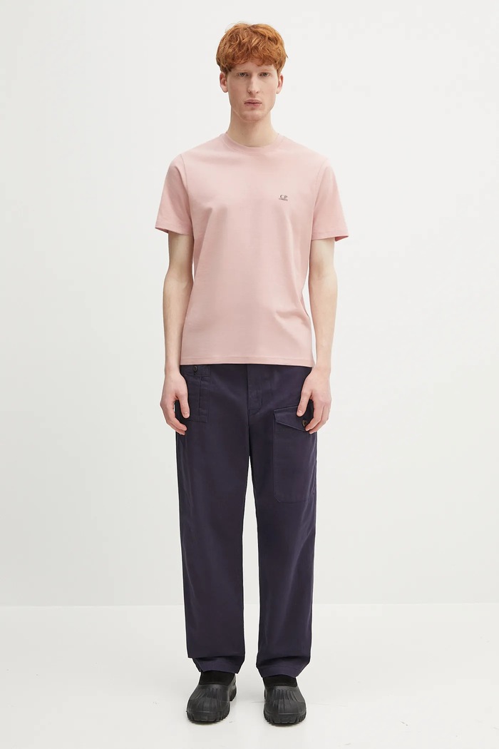 Памучен панталон Human Made Straight Cargo Pants HM29PT010 тъмносин