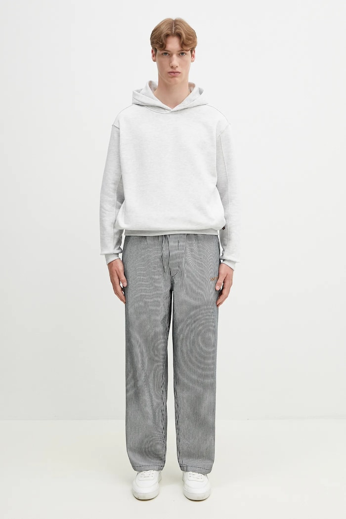 Bavlnené nohavice No Problemo Mini Problemo Work Pant - Denim NP3011303 modrá