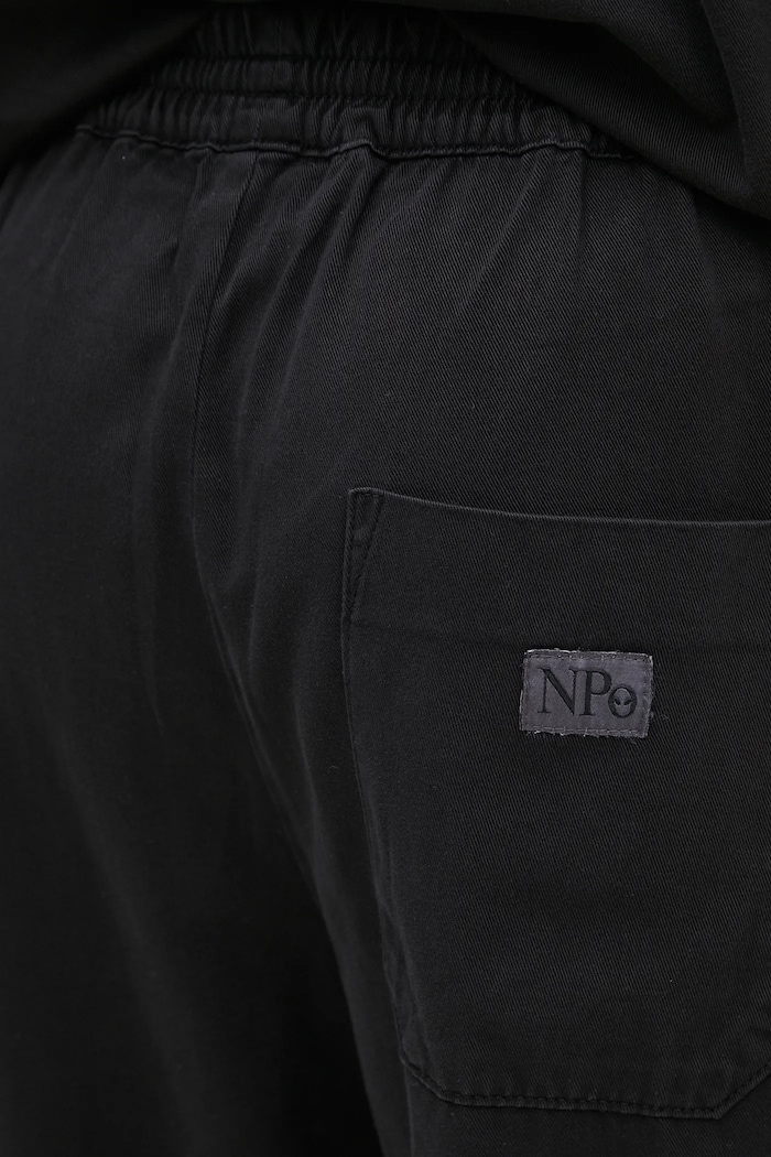 Bombažne hlače No Problemo Mini Problemo Work Pant - Twill črna NP3011403