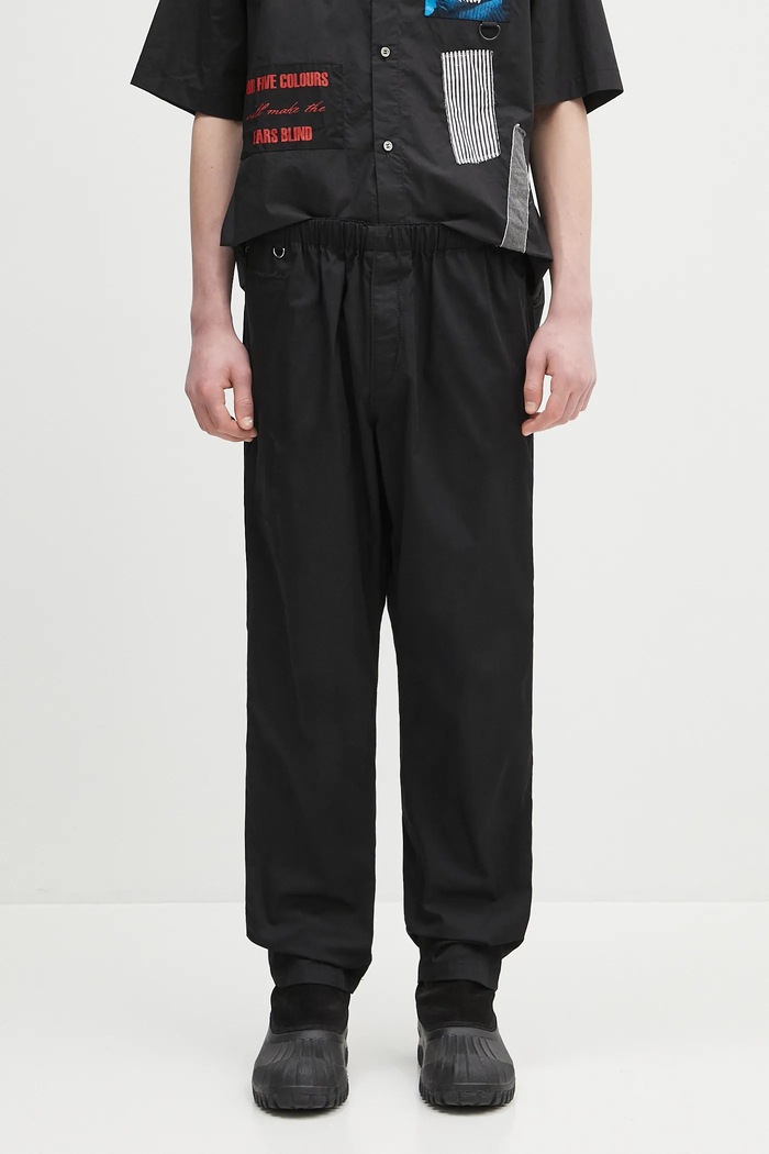 Undercover trousers Pants fabric black US1E4592.1