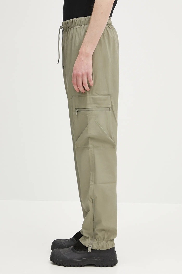 Nohavice Rains Cargo Rain Pants Regular W3 18850.108 zelená SS25
