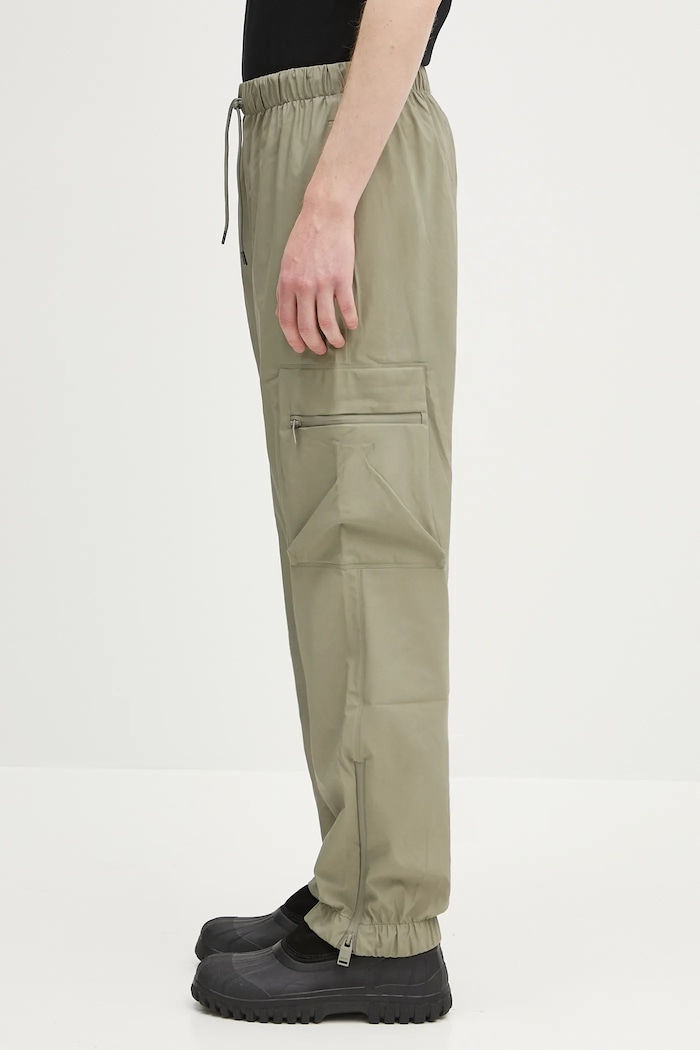 Nohavice Rains Cargo Rain Pants Regular W3 18850.108 zelená SS25