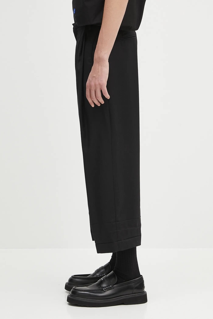 Μάλλινο παντελόνι Ader Error Apparel-Bottom BO01SSSA0205BK μαύρο SS25
