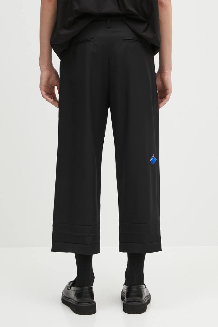 Ρούχα Μάλλινο παντελόνι Ader Error Apparel-Bottom BO01SSSA0205BK μαύρο