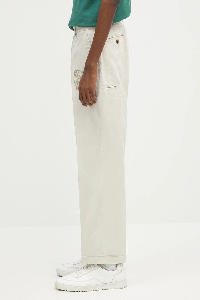 Human Made pantaloni in cotone Chino Pants HM29PT013 beige SS25