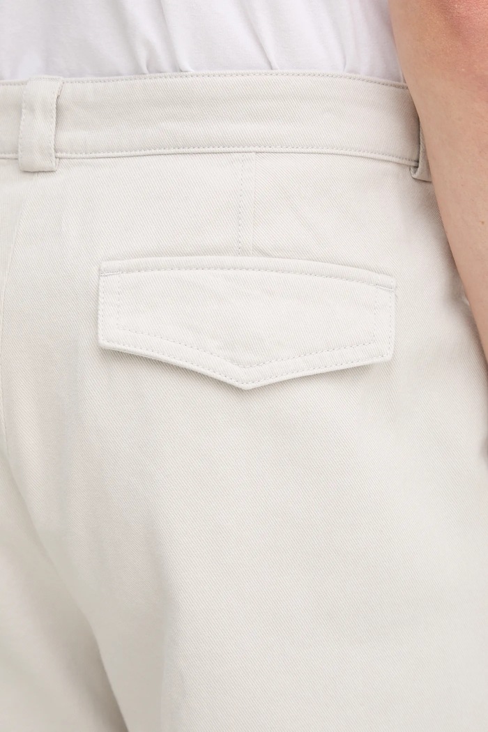 Filippa K pantaloni in cotone grigio 31433.FK