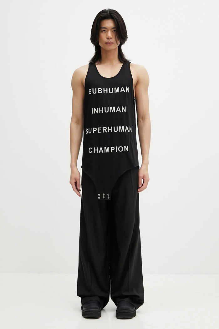 Панталон с вълна 032C '032C Office Attire' черен S25.MRW.0903.000