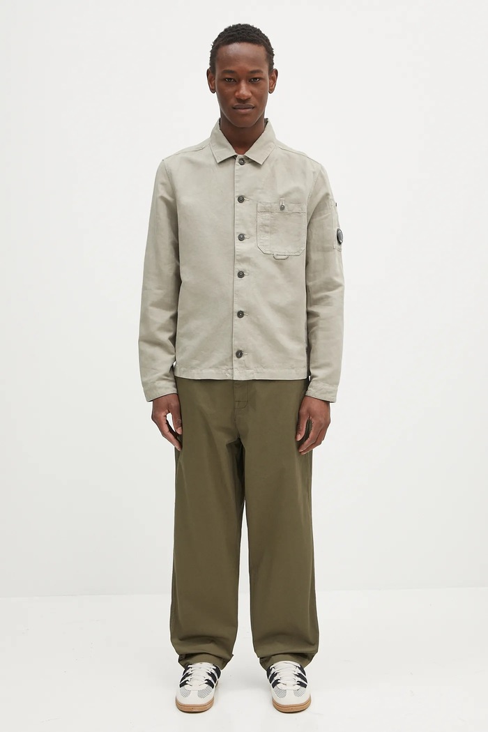 Παντελόνι AAPE Now Woven AAPPTMB619XXN πράσινο