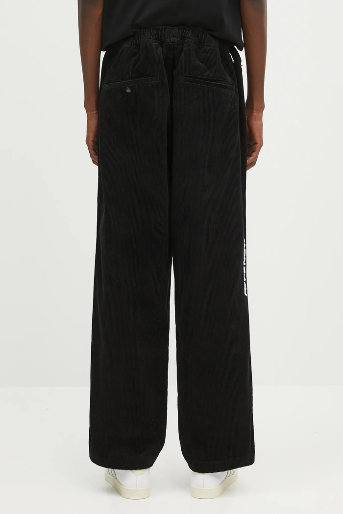 Ρούχα AAPE κοτλέ παντελόνι Now Woven AAPPTMB620XXN μαύρο
