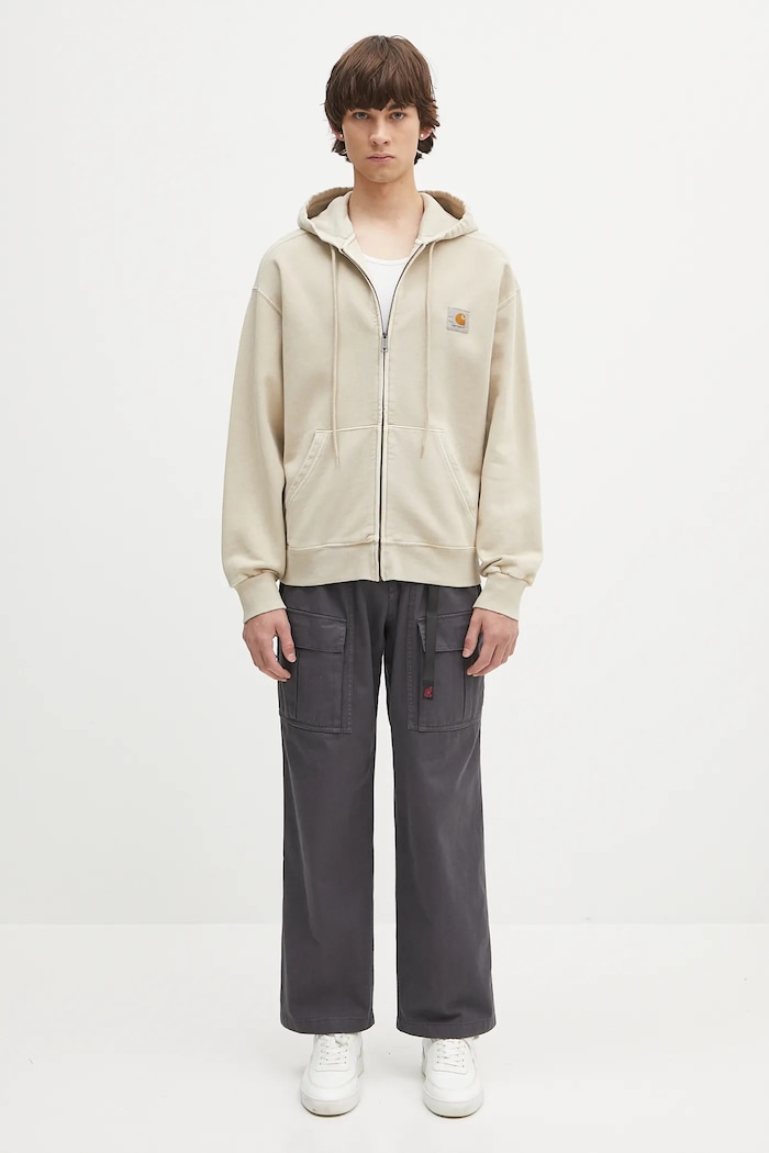 Bombažne hlače Gramicci Front Cargo Pant G5SM.P089 siva