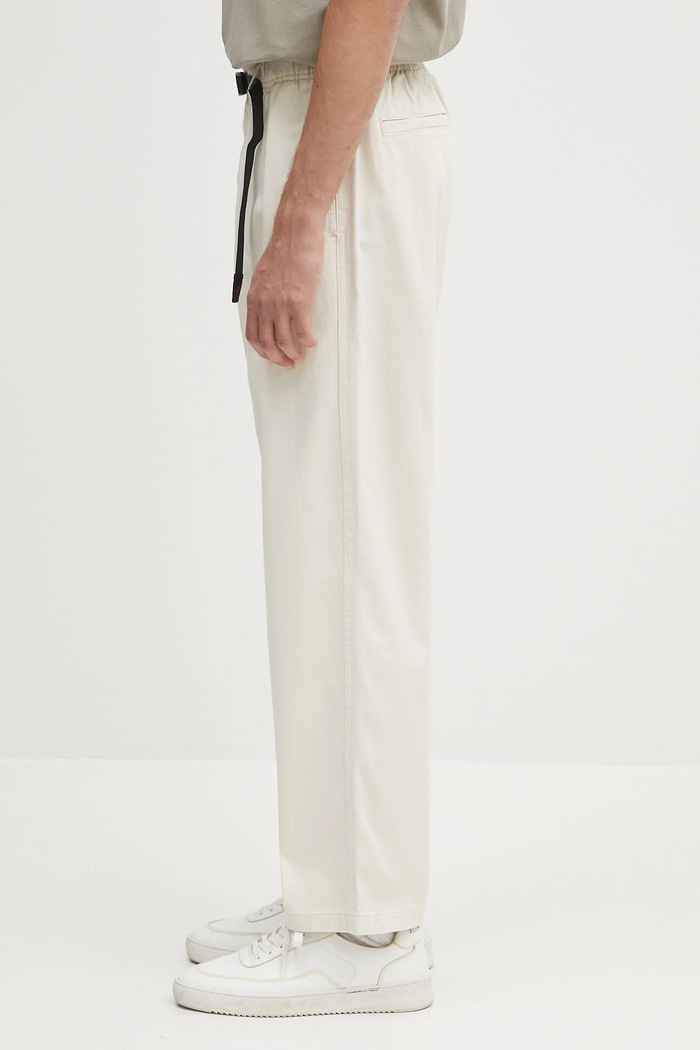 Bombažne hlače Gramicci Pant Straight Fit G116.OGT bež AW25