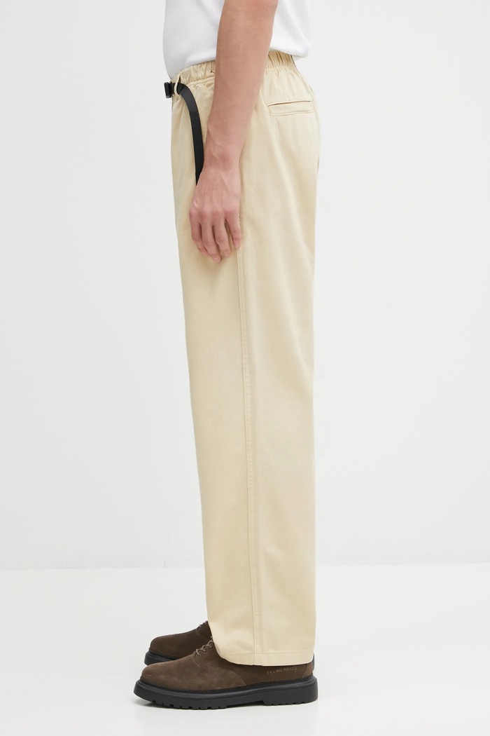 Хлопковые брюки Gramicci Pant Straight Fit G116.OGT бежевый AW25