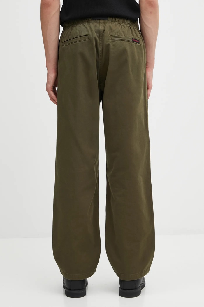 Одяг Бавовняні штани Gramicci Pant Straight Fit G116.OGT зелений