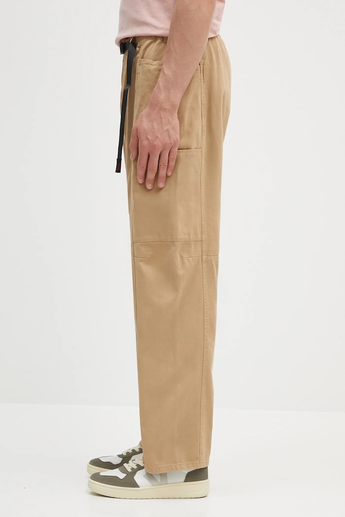 Gramicci cotton trousers Voyager Pant G5SM.P086 beige AW25