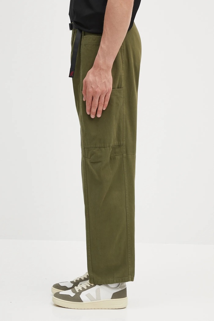 Gramicci cotton trousers Voyager Pant G5SM.P086 green AW25