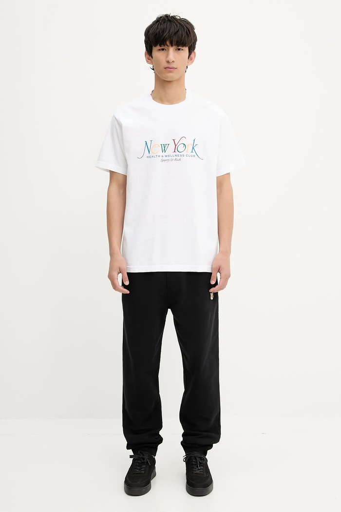 Maison Kitsuné cotton joggers Fox Head Patch Regular LM01114KM0001 black