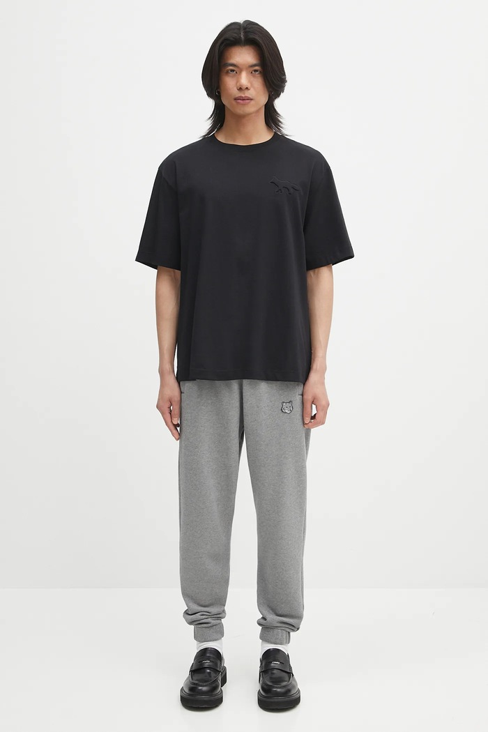 Бавовняні спортивні штани Maison Kitsuné Bold Fox Head Patch Comfort MM01125KM0321 сірий