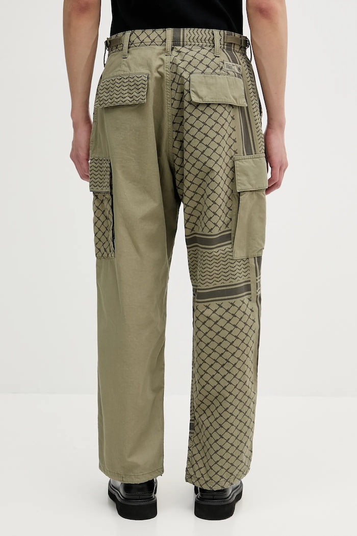 Abbigliamento NEIGHBORHOOD pantaloni in cotone PT SHEMAGH 251UTNH.PTM01 verde