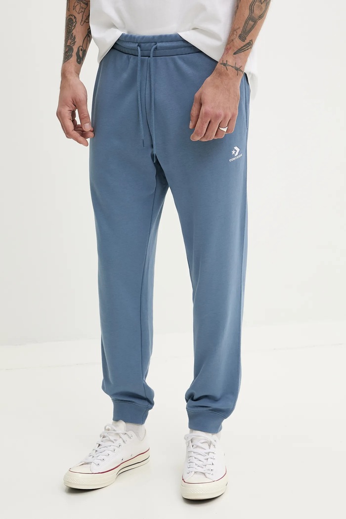 Converse pantaloni de trening 10023873.A33 albastru SS25