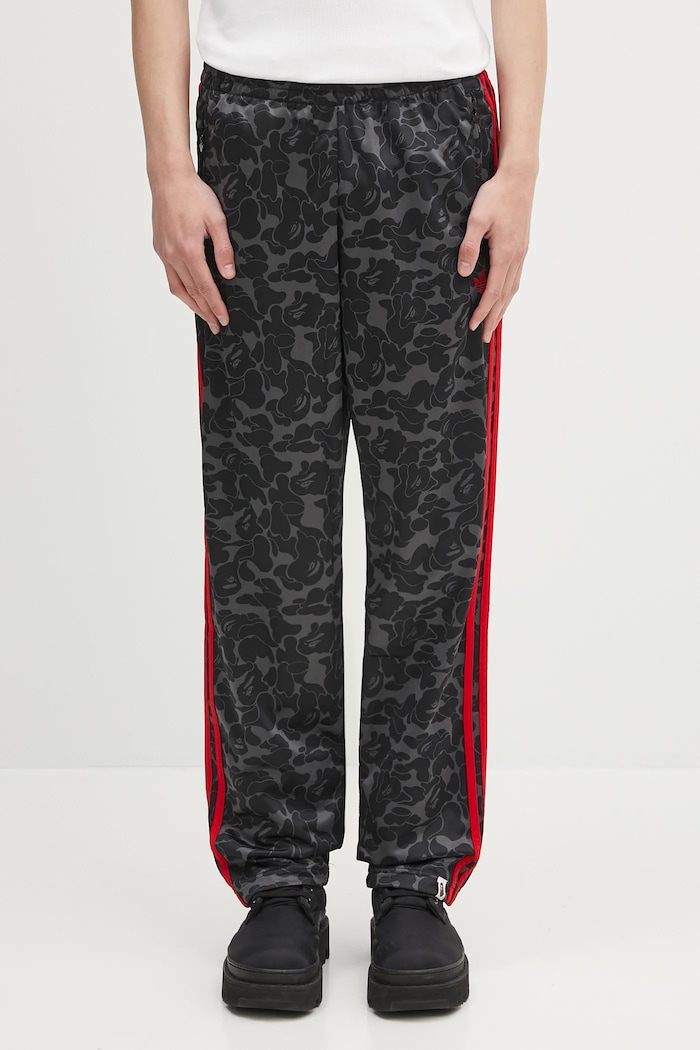 adidas Originals x BAPE SSTR PACK spodnie dresowe dzianina czarny JN7125