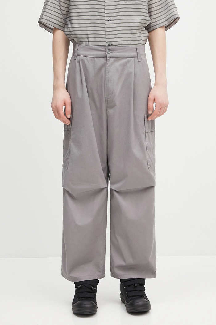 Carhartt WIP pantaloni Cole Cargo Pant cotone grigio I030477.2LR02