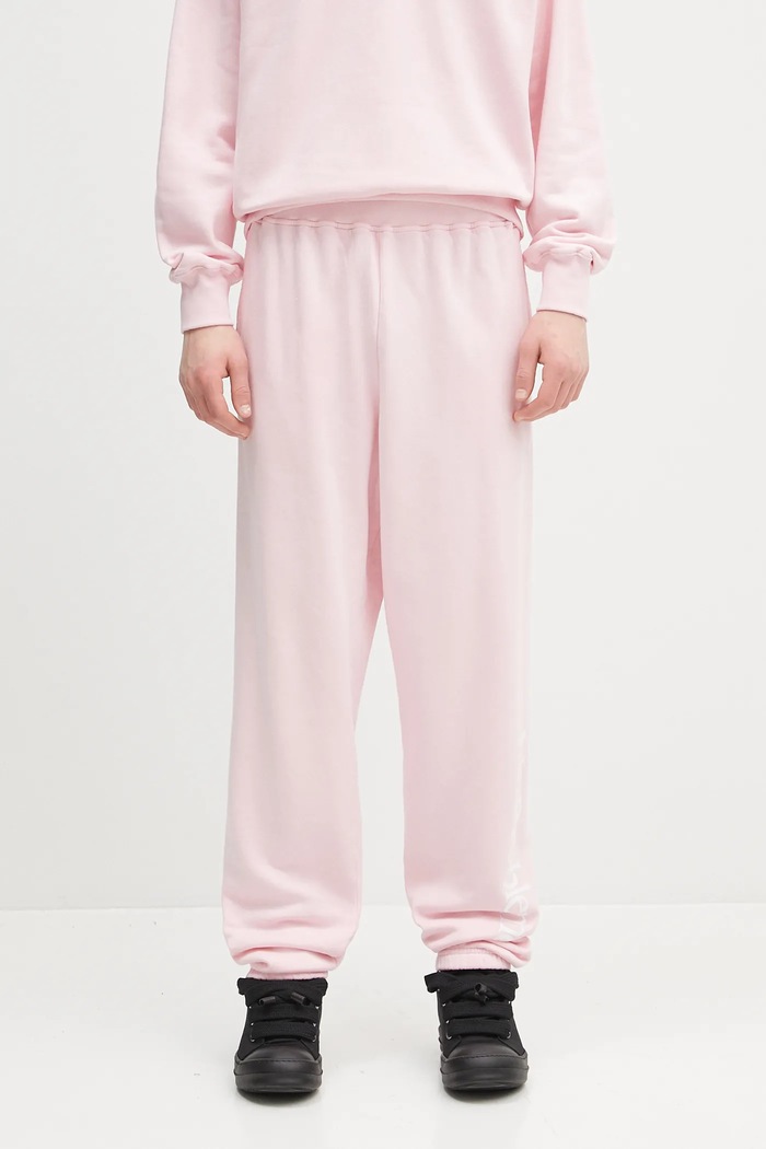 No Problemo cotton joggers No Problemo Sweatpant plain pink NP3000203