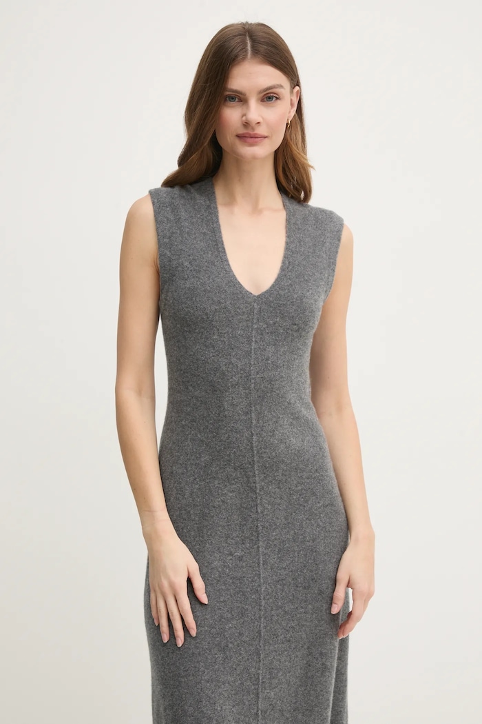 Ρούχα Μάλλινο φόρεμα Calvin Klein K20K208028 γκρί