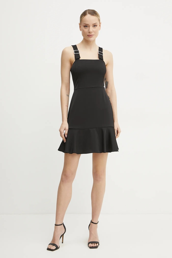 Haljina Armani Exchange XW000141.AF10840 crna SS25