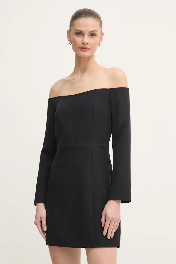 Šaty Calvin Klein Jeans látka čierna J20J225020