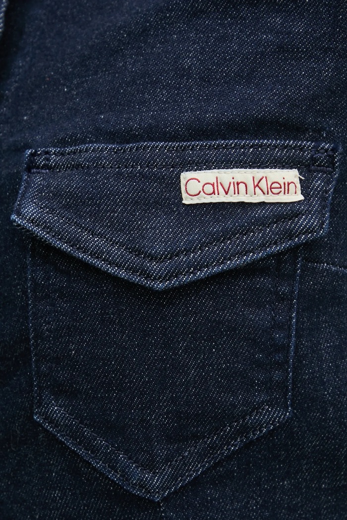 Calvin Klein Jeans vestito di jeans J20J225064 blu navy