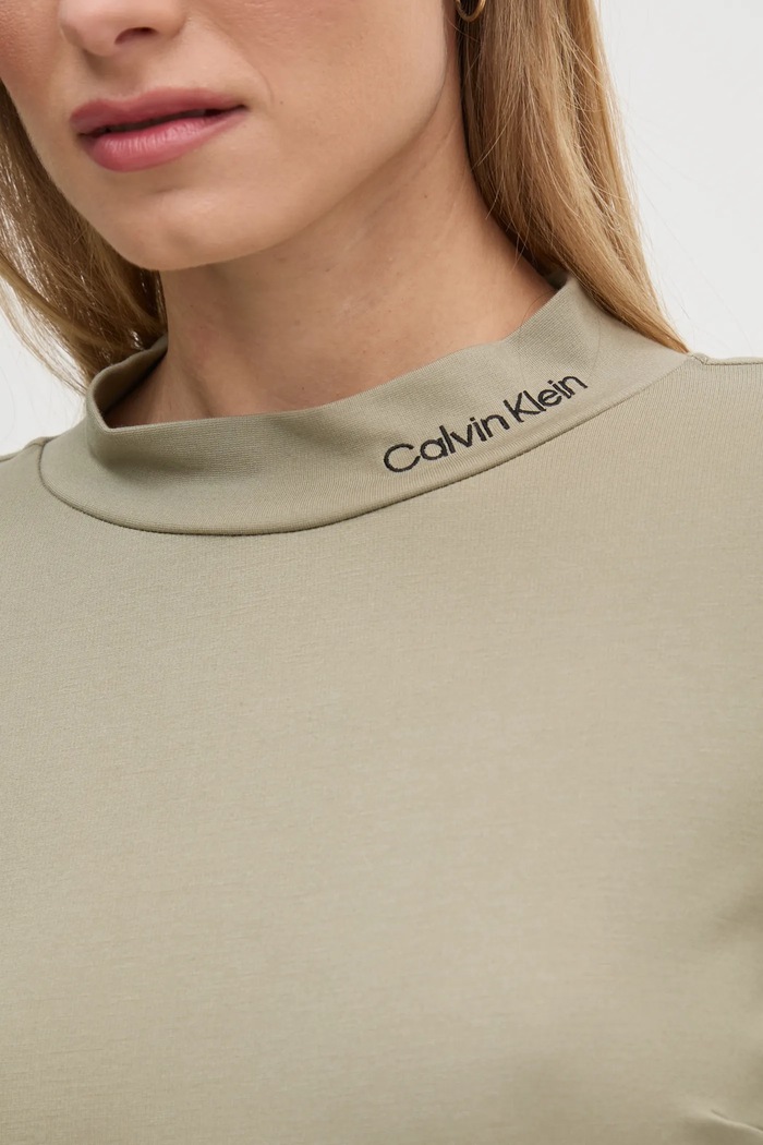 Šaty Calvin Klein Jeans J20J225074 zelená