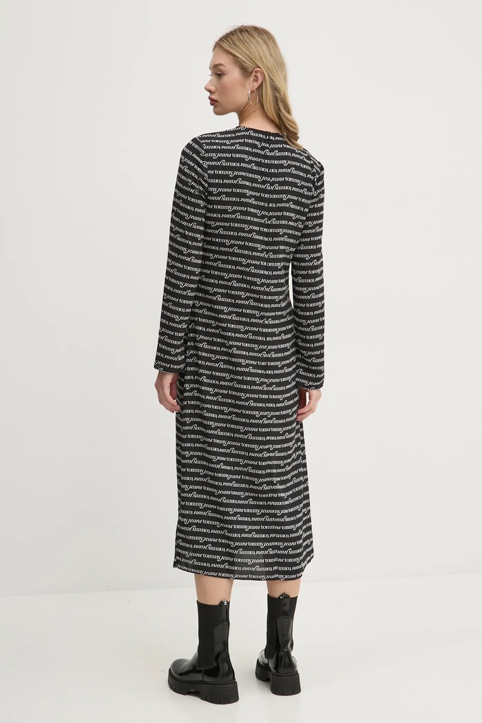 Ruházat Tommy Jeans ruha DW0DW20456 fekete