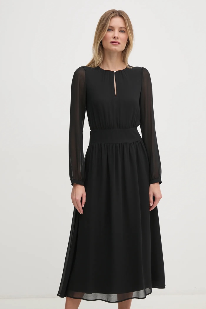 Haljina Joop! bez uzorka crna 30044846