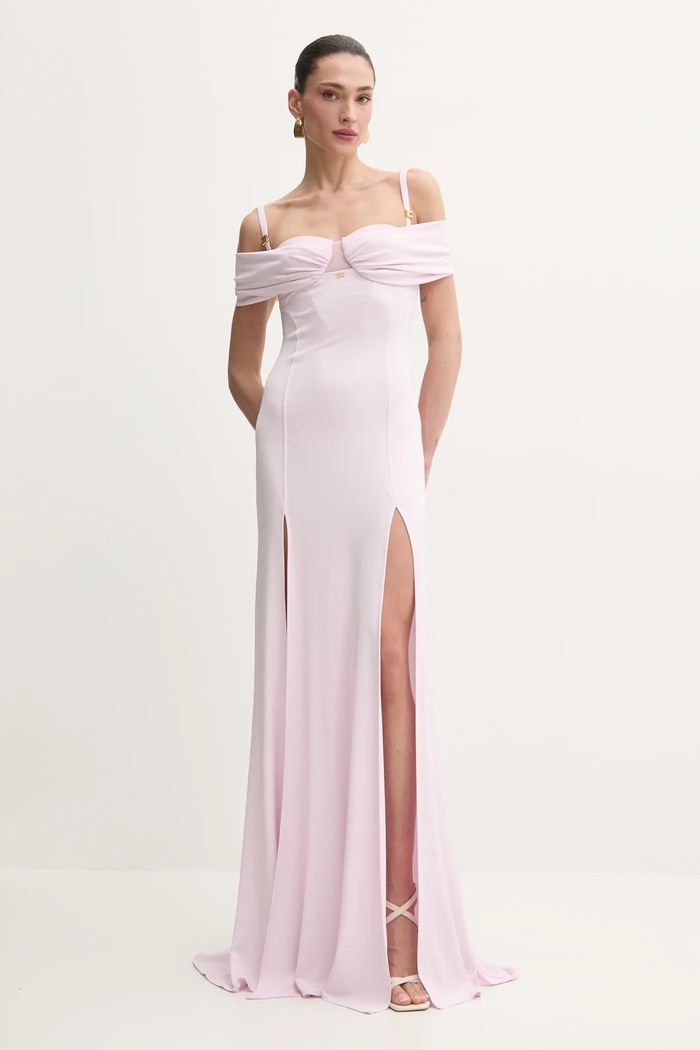 Šaty Elisabetta Franchi růžová ABR0851E2