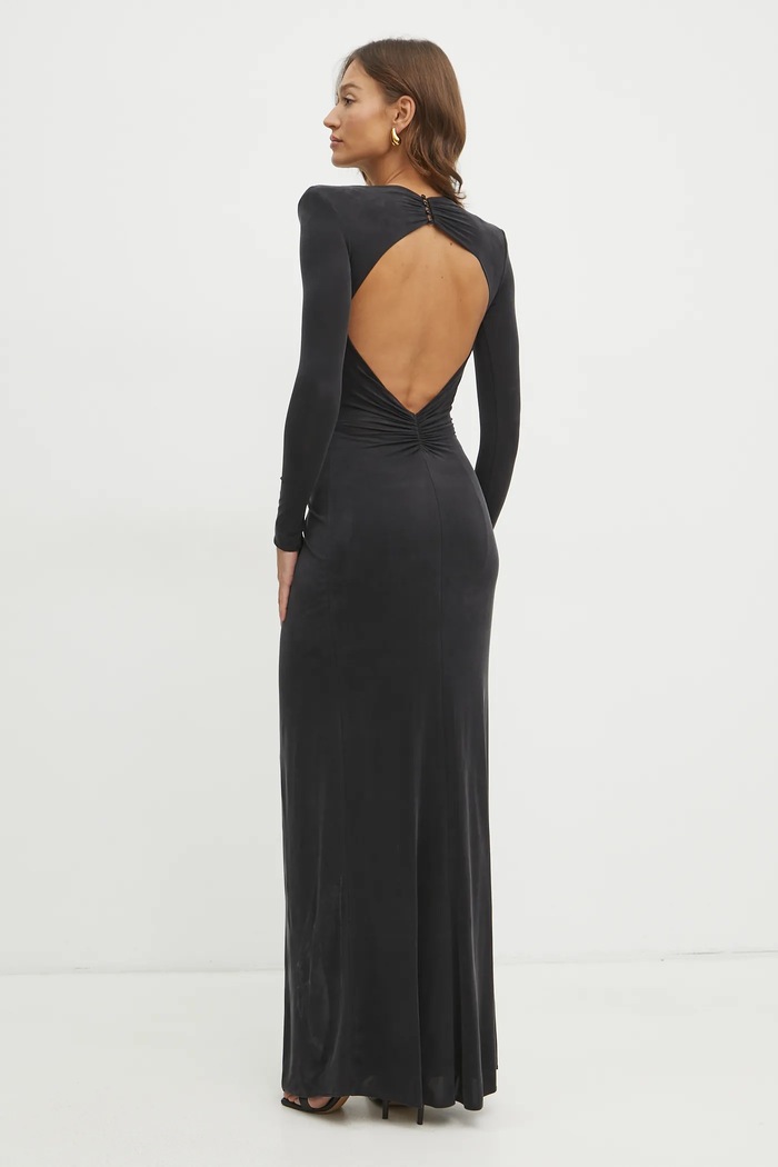 Šaty Elisabetta Franchi ABR2451E2 černá SS25