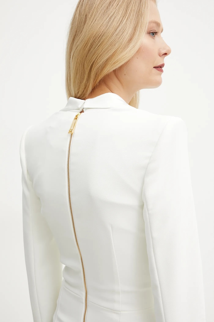 Šaty Elisabetta Franchi AB70951E2 béžová