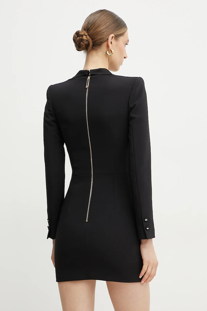 Odzież Elisabetta Franchi sukienka AB70951E2 czarny