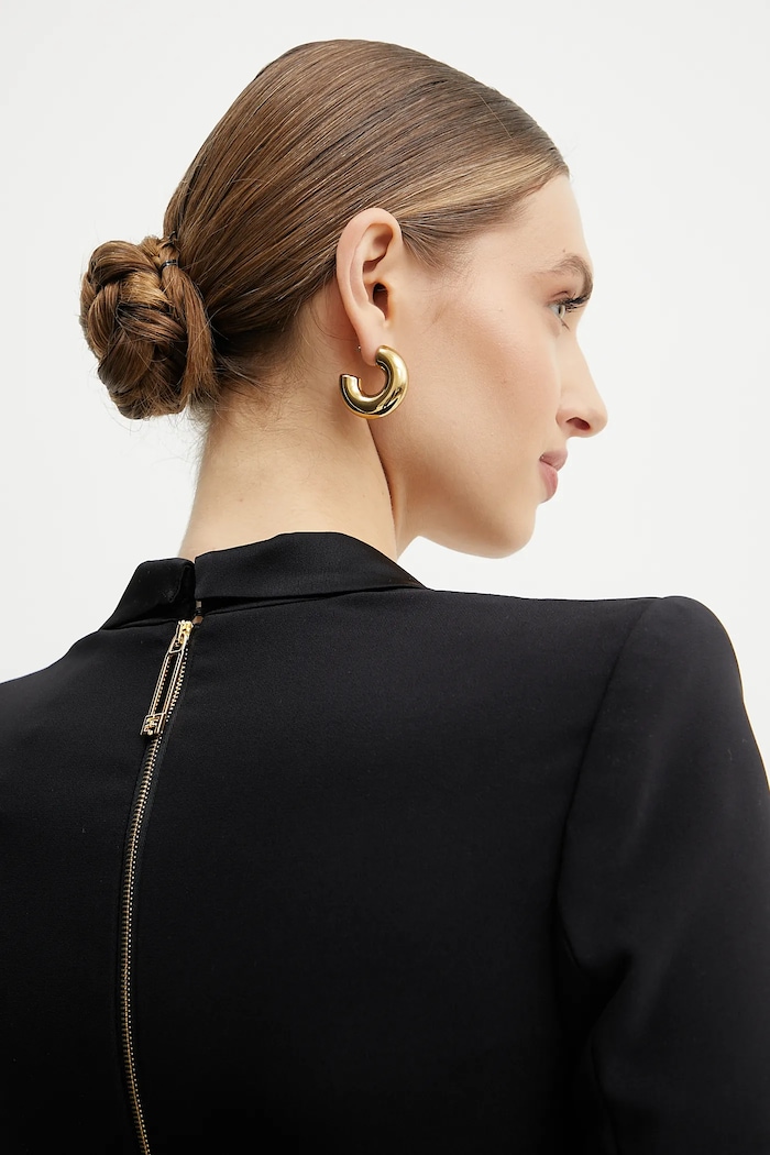 Elisabetta Franchi sukienka AB70951E2 czarny