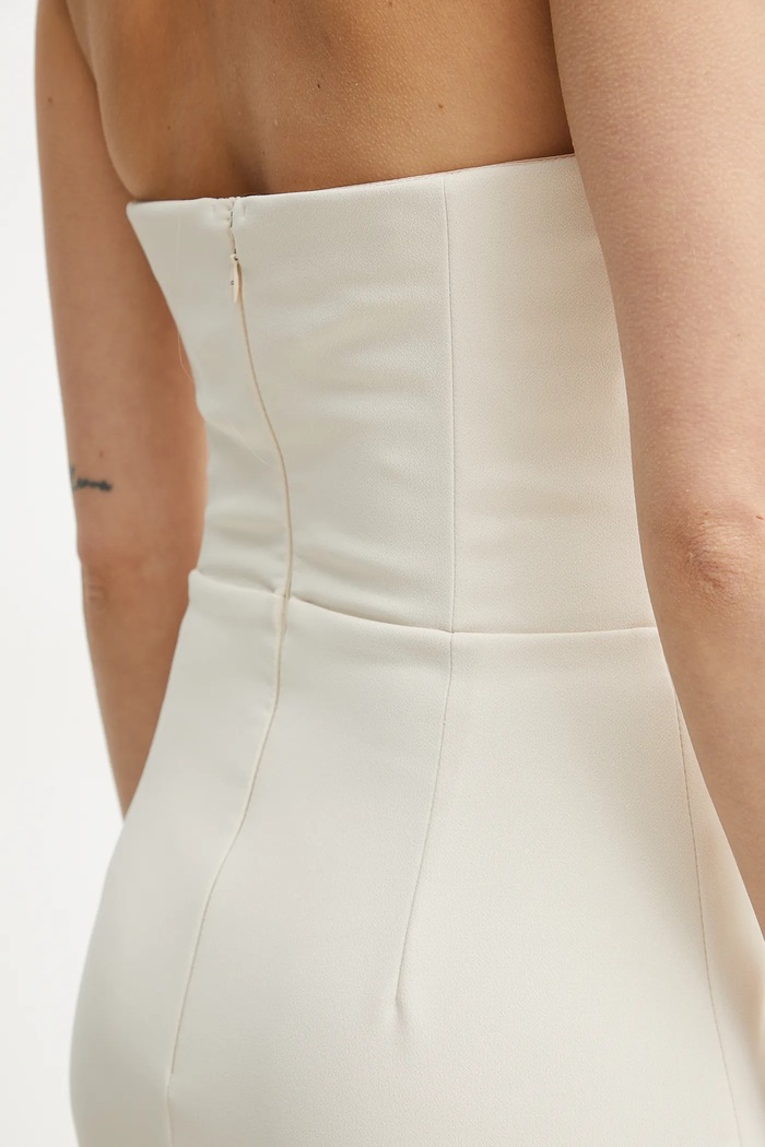 Elisabetta Franchi sukienka AB76951E2 beżowy