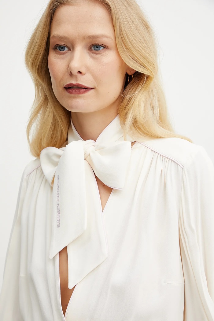 Elisabetta Franchi sukienka AB77151E2 beżowy