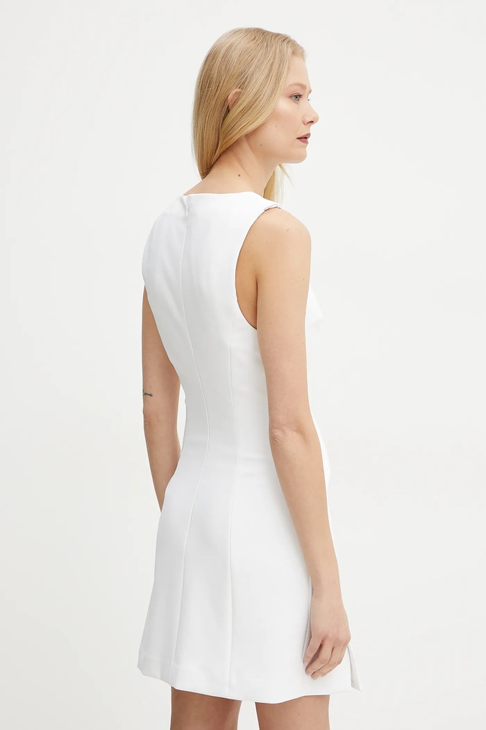 Ρούχα Φόρεμα Elisabetta Franchi AB77351E2 λευκό