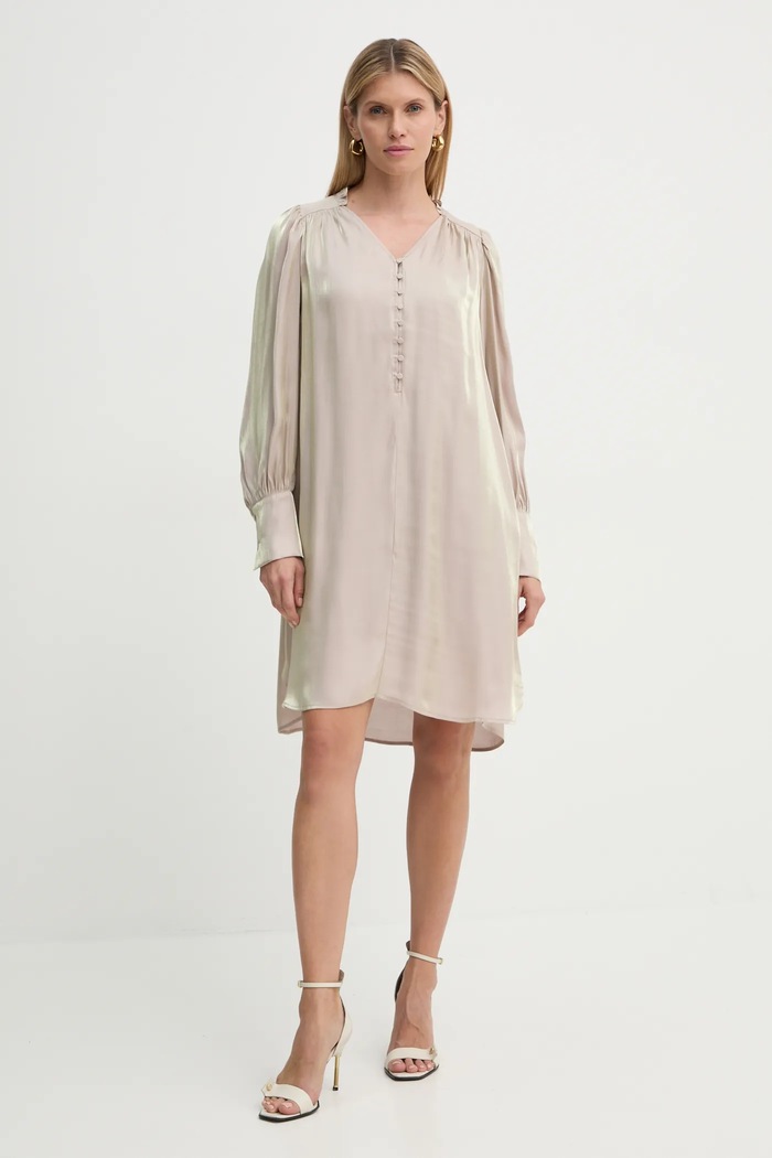 Рокля Bruuns Bazaar BBW4230 бежов SS25