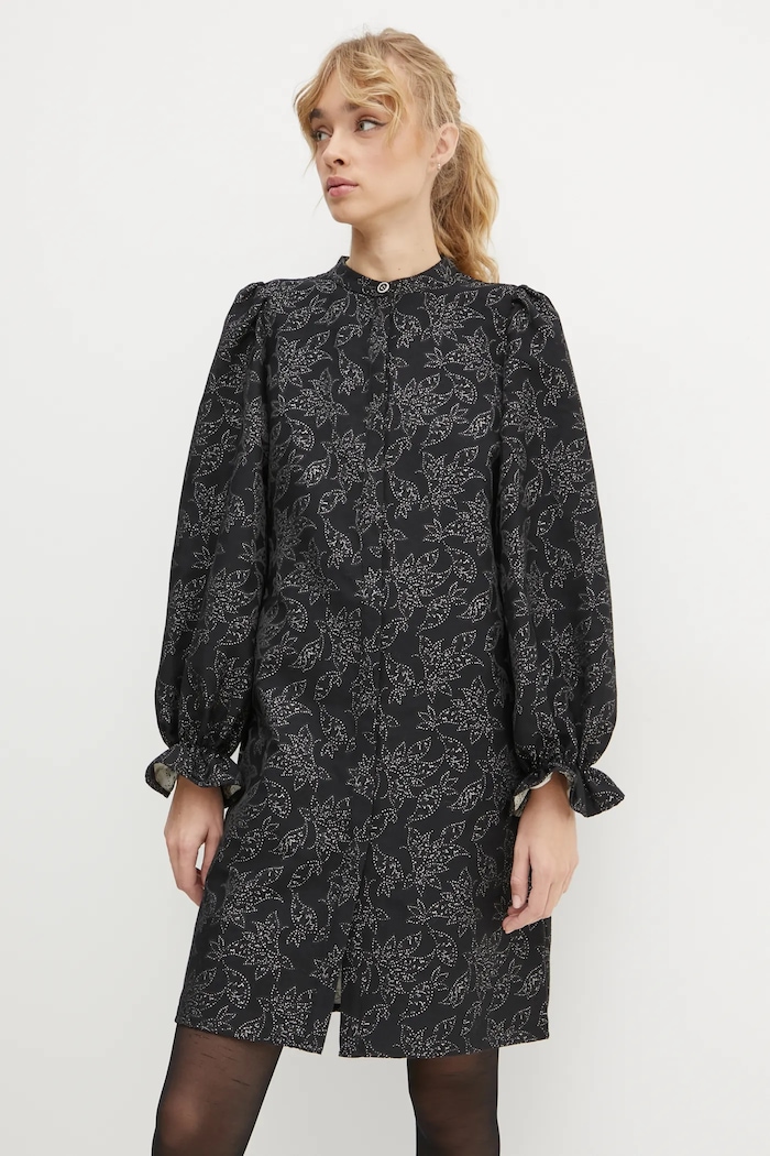 Haljina Bruuns Bazaar BBW4238 crna SS25