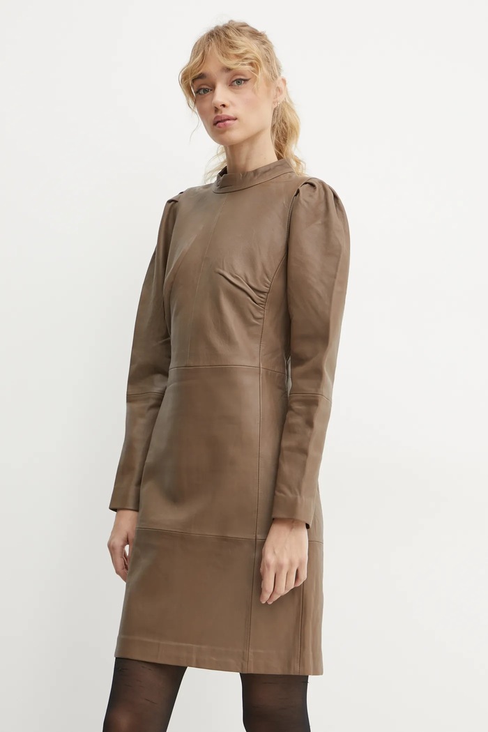 Haljina Bruuns Bazaar BBW4319 smeđa SS25