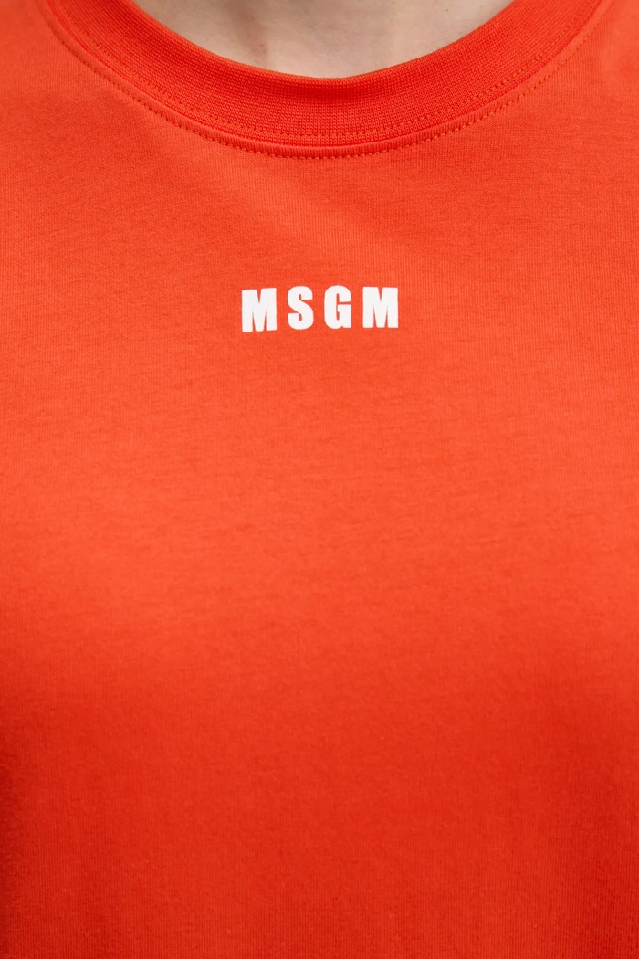 Φόρεμα MSGM 3841MDA83.257002 πορτοκαλί